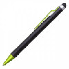 33857p-05 Długopis z rysikiem Amarillo, zielony/czarny
