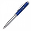 54233p-04 Długopis ze wskaźnikiem laserowym Supreme – 4 w 1, niebieski