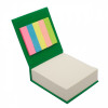 36747p-05 Blok z karteczkami, zielony