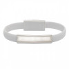 01795p-06 Bransoletka Wristlie USB typu C, biały