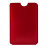 01695p-08 Etui na kartę zbliżeniową RFID Shield, czerwony