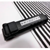 56963p-02 Latarka wielofunkcyjna USB Aflame, czarny