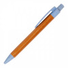 34347p-04 Długopis bambusowy Evora, niebieski