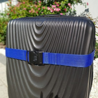 85230p-04 Pas do walizki Suitcase Tight, niebieski