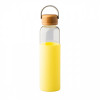 82720p-03 Szklana butelka Refresh 560 m, żółty