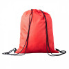 84490p-08 Plecak Convert RPET 210D, czerwony