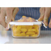 84420p-00 Lunch box Delect 900 ml, transparentny