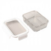 84420p-00 Lunch box Delect 900 ml, transparentny