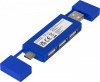 12425153f podwójny koncentrator USB 2.0, niebieski