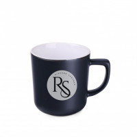 M_493 biały Kubek RICO SUPREME czarny MAT biały