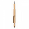 6559m-40 Bambusowy długopis z poziomicą