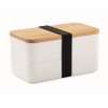 6627m-06 Lunch box z bambusową pokrywką