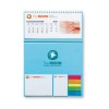 CAL002CMYK+1 kalendarz biurkowy ze zdobieniem full color + 1 kolor na karteczkach