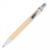23150p-13 Bambusowy, wieczny długopis/ołówek w etui Lakimus, beżowy