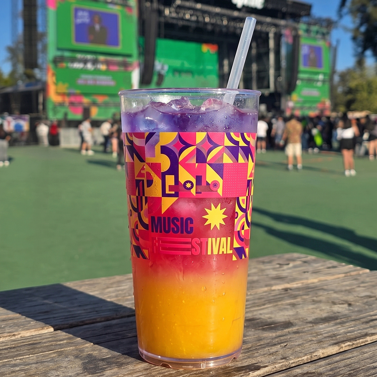 Fest 400ml bezbarwny Kubek festiwalowy 400ml