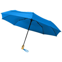 10914352f Składany, automatycznie otwierany/zamykany parasol Bo 21” wykonany z plastiku PET z recyklingu