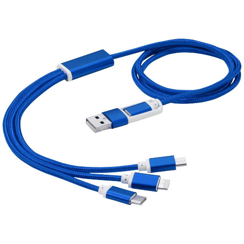 12418053f Kabel do ładowania 5 w 1 z podwójnym wejściem Versatile