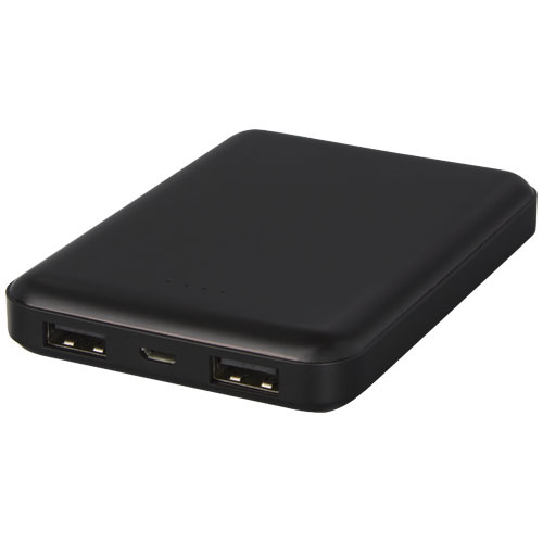 12420890f Gleam ultra cienki, podświetlany powerbank o pojemności 5000 mAh 