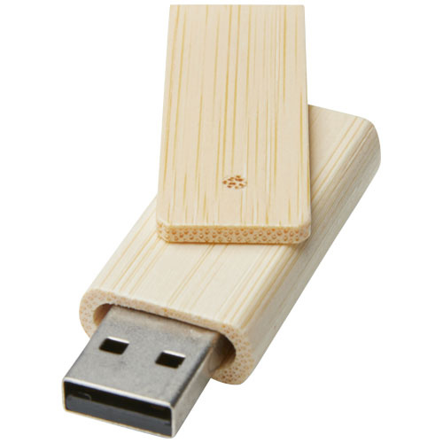 12374602f Pamięć USB Rotate o pojemności 4GB wykonana z bambusa