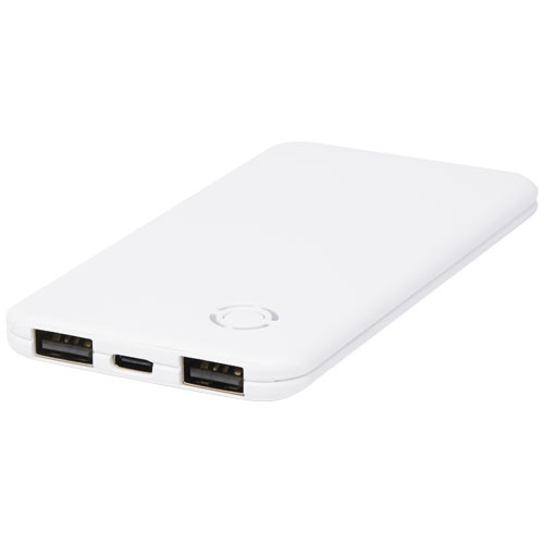 12431901f Slender smukły podwójny powerbank o pojemności 4000 mAh