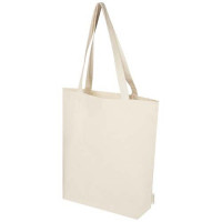 13006006f Orissa 180 g/m² organic wide bottom tote bag 11L