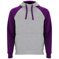 R1058B72f Badet dwukolorowa bluza z kapturem unisex Unisex