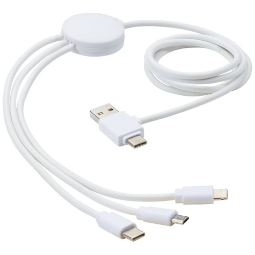 12418401f Pure kabel do ładowania 5-w-1 z dodatkiem antybakteryjnym