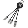 2PX00290f Kabel z podświetlonym logo 3w1 z brelokiem - SCX.design C16