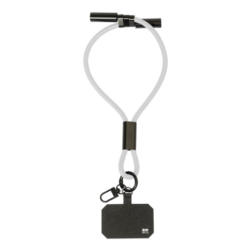 413486c-01 Smycz na nadgarstek, uchwyt na telefon, kabel 60W RPET