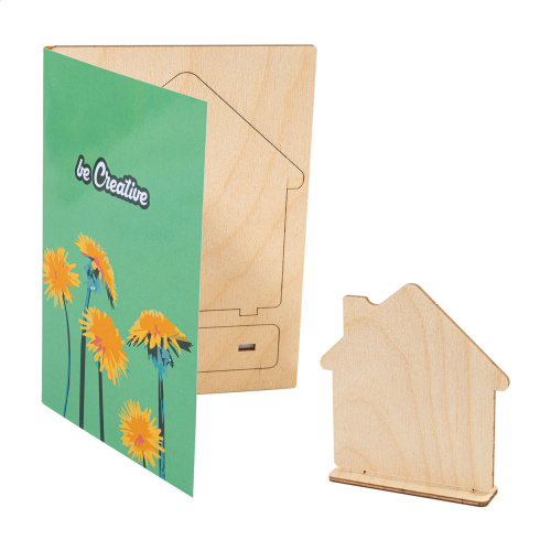 504871c-A Niestandardowa pocztówka z puzzlami, dom