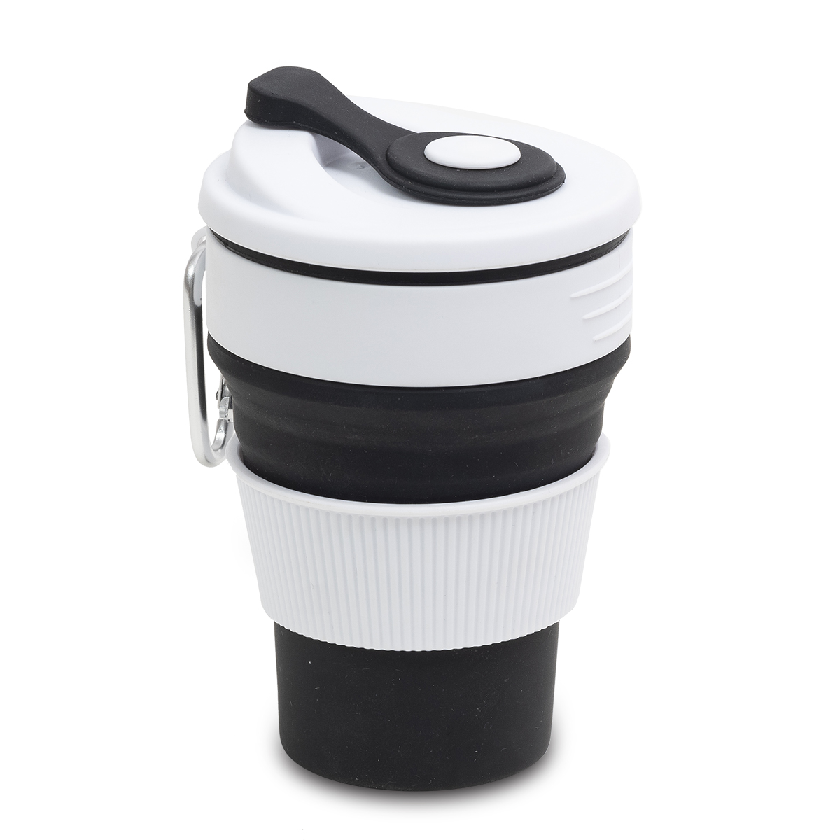 82580p-02 Kubek silikonowy Flexi 350 ml, czarny