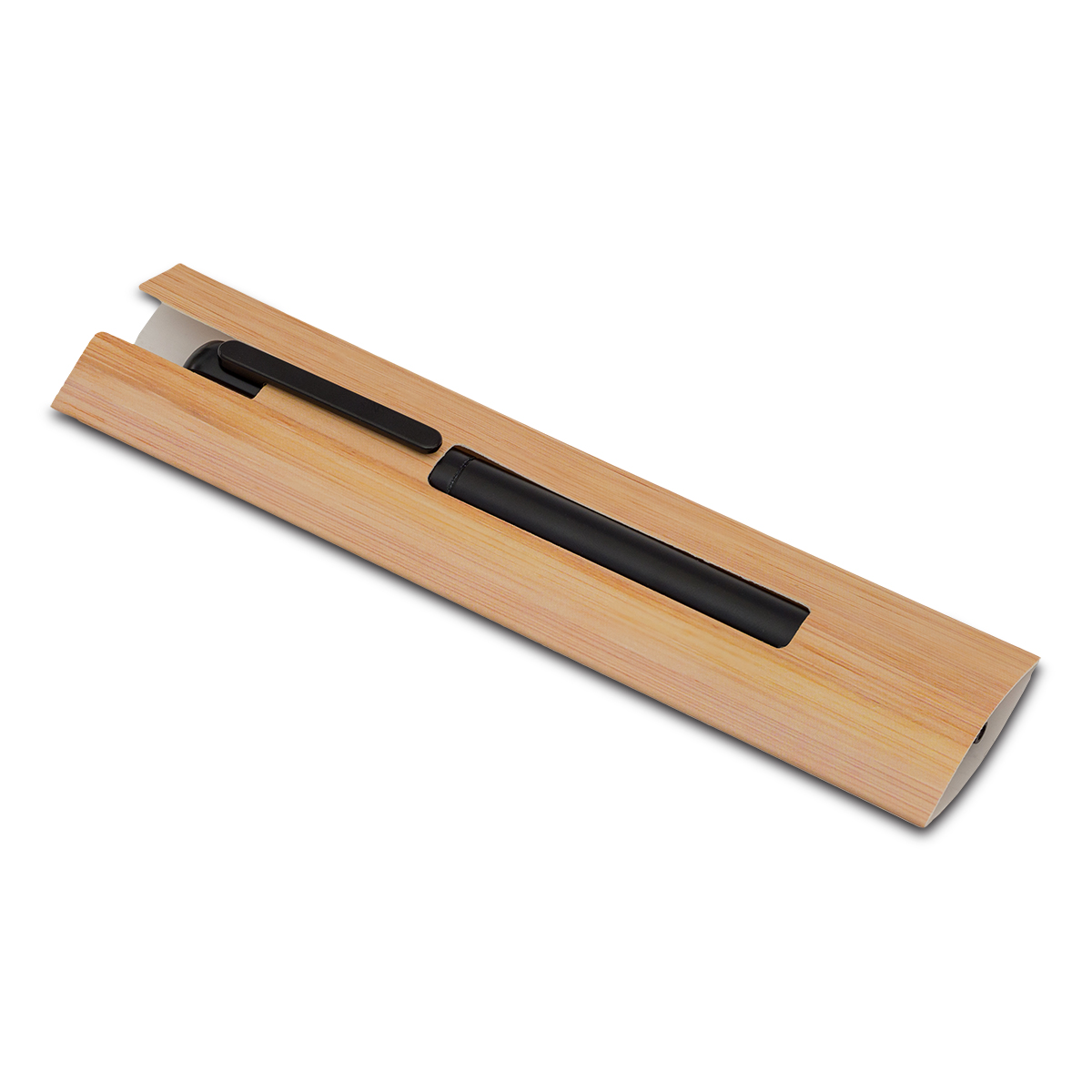 34397p-02 Metalowy długopis w etui Jerome, czarny