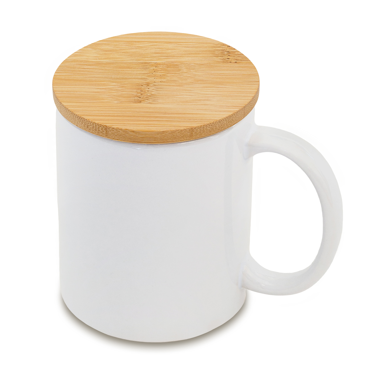 53068p-06 Kubek ceramiczny Lund, biały
