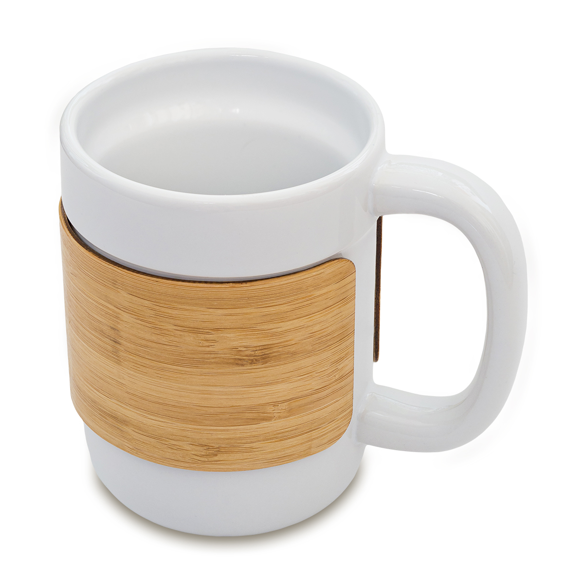 53038p-06 Kubek ceramiczny Soro, biały