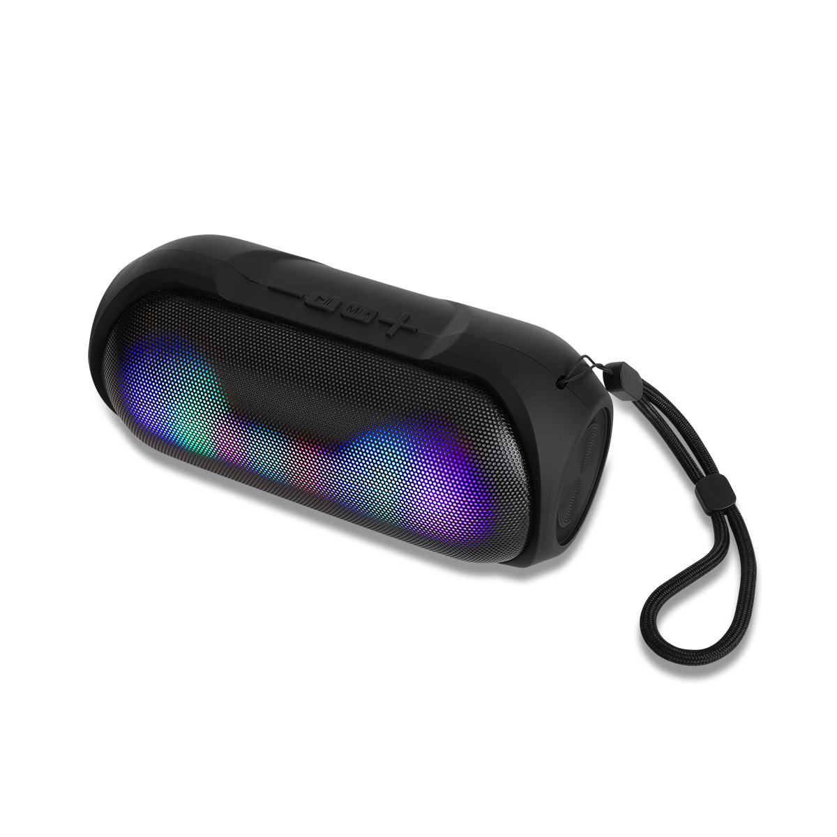 43826p-02 Głośnik Bluetooth z podświetleniem Rio, czarny