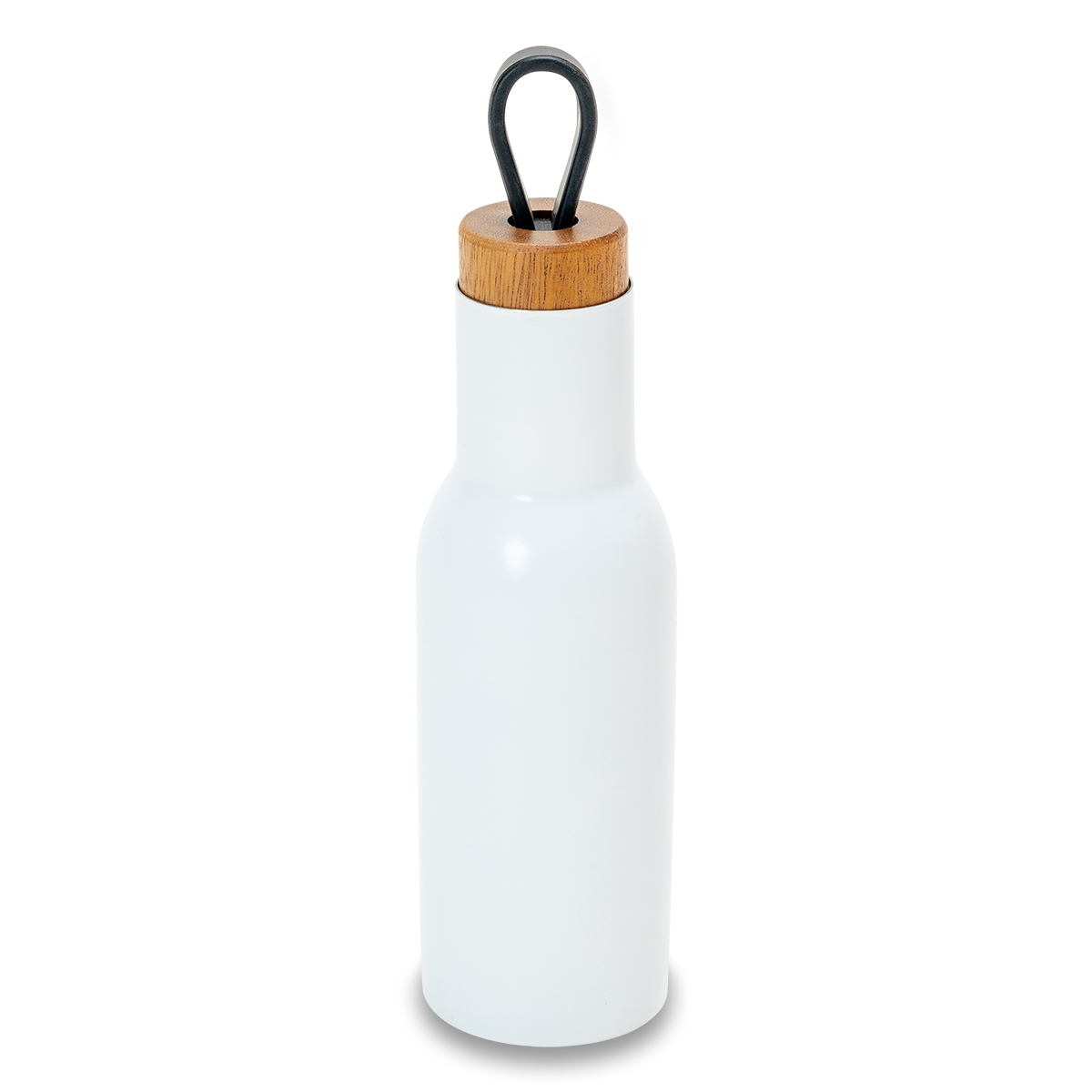 81960p-06 Butelka termiczna Heme 400 ml, biały