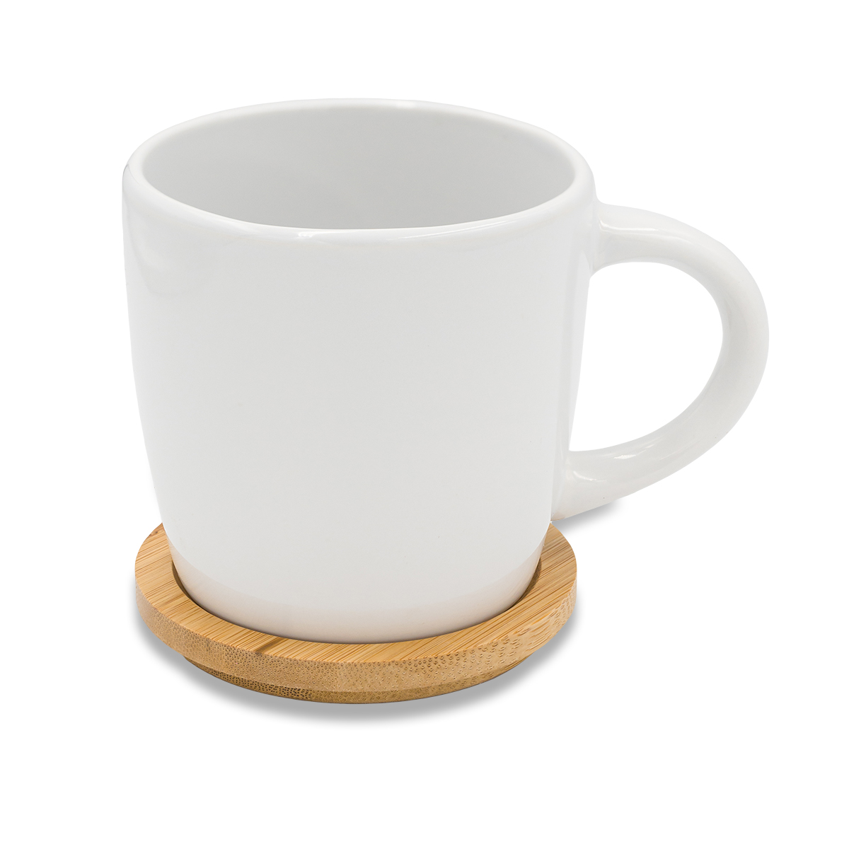 53028p-06 Kubek ceramiczny Arona 320 ml, biały