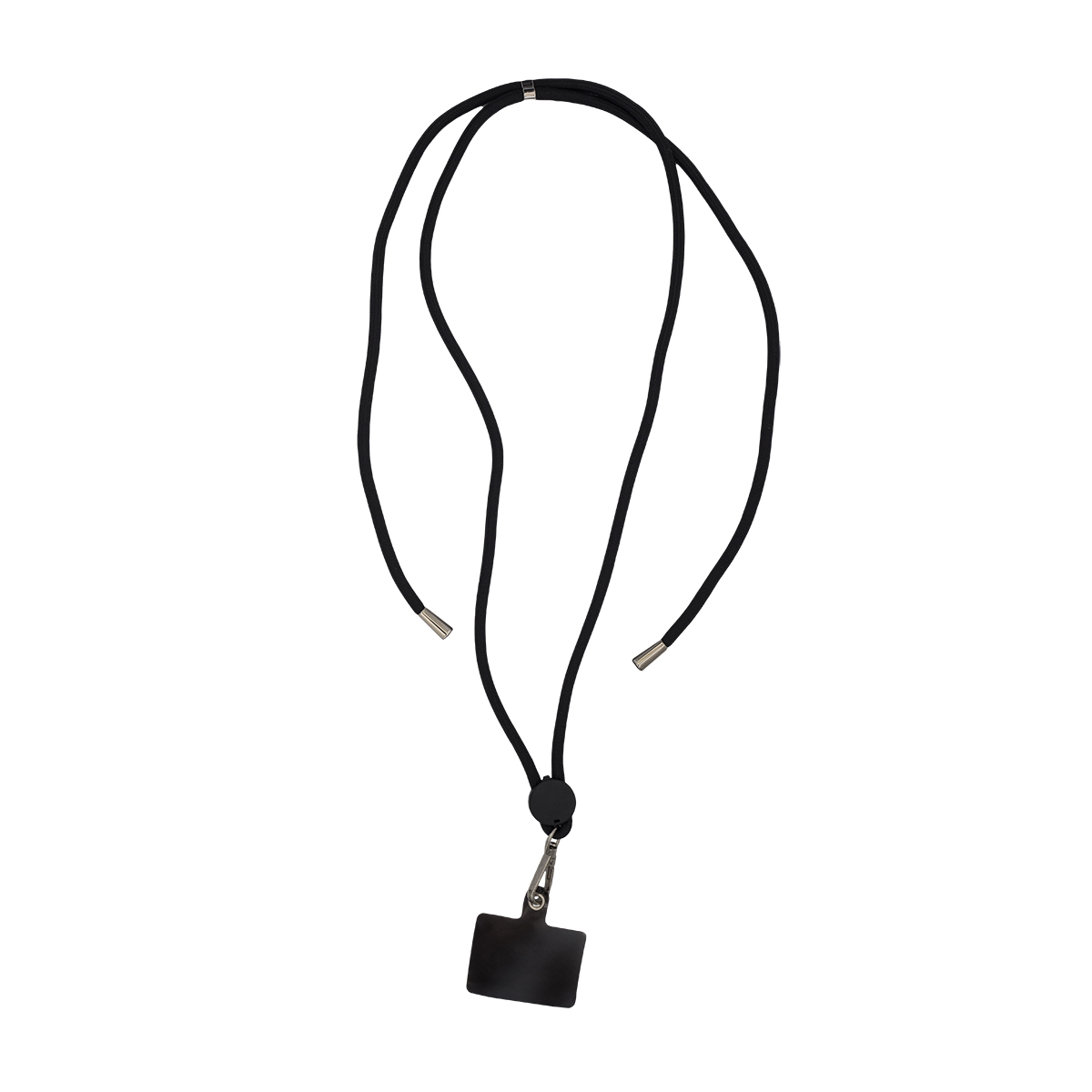 78511p-02 Smycz do telefonu Flex, czarny