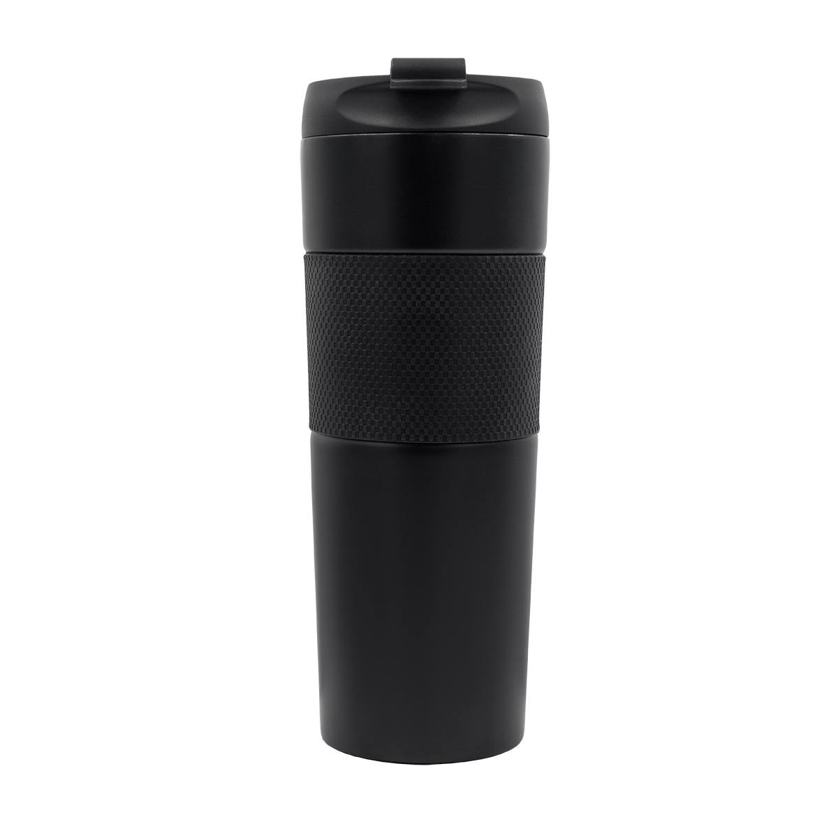 81910p-02 Kubek termiczny z french press Aspet 450 ml, czarny