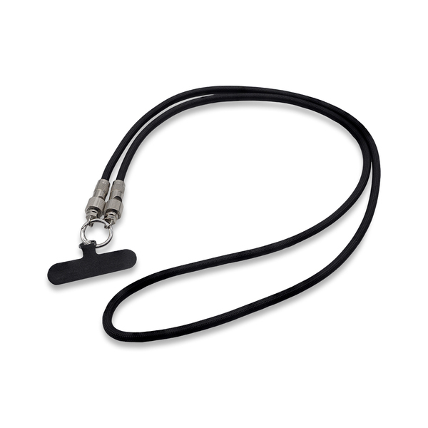 02035p-02 Smycz do telefonu z funkcją ładowania 60W Tavo, czarny