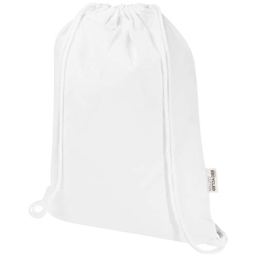 12079101f Peru Blend torba ściągana sznurkiem z materiału z recyklingu z certyfikatem GRS o gramaturze 180 g/m², 5 l