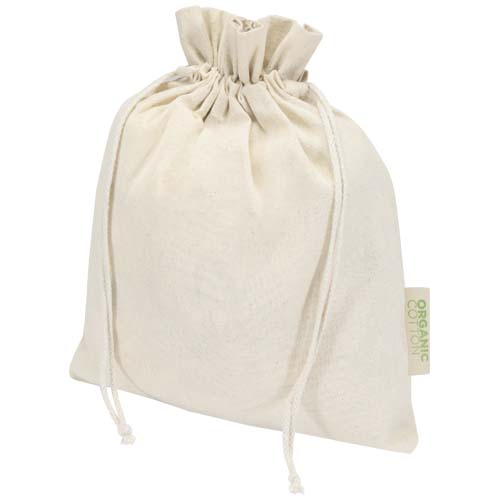 12079706f Odisha organiczna torba prezentowa z certyfikatem OCS o gramaturze 140 g/m² — 30 x 25 cm