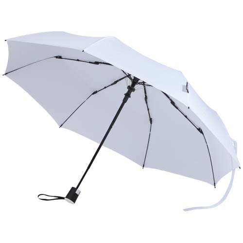 13015701f Składany parasol Agnes 21 cali z funkcją automatycznego otwierania, wykonany z tworzywa RPET
