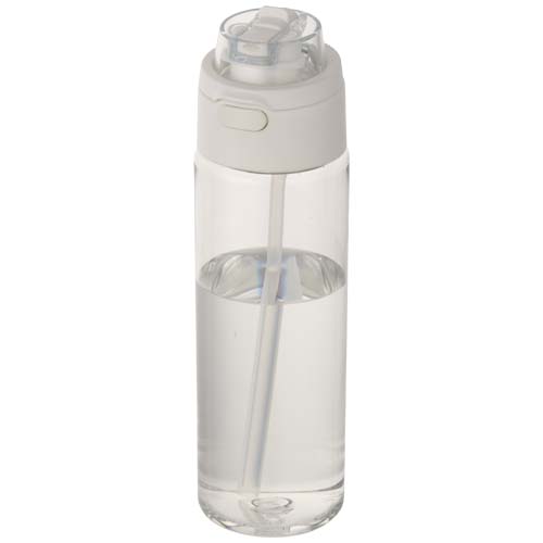 10095001f Bidon na wodę Theron o pojemności 700 ml, wykonany z tworzywa sztucznego pochodzącego z recyklingu (RCS), z pokrywką o podwój