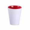 M_100 711 OPEN kubek dwukolorowy w ŚRODKU czerwony