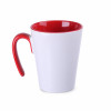 M_100 711 OPEN kubek dwukolorowy w ŚRODKU czerwony