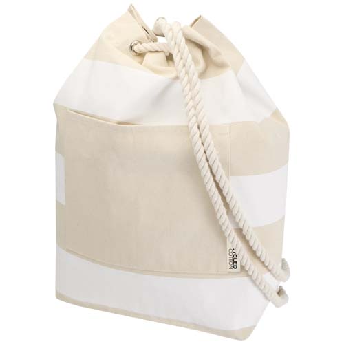 12080601f Torba żeglarska typu duffel Florida o pojemności 15 l, wykonana z recyklingowanej tkaniny z recyklingu z certyfikatem GRS o g