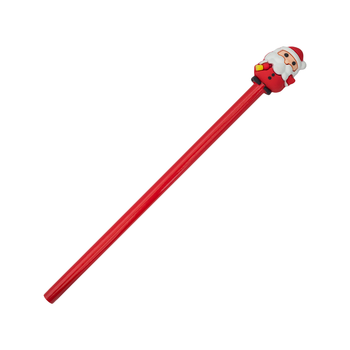 37027p-08 Ołówek Santa Claus, czerwony