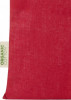 12049121f Torba na zakupy z bawełny organicznej o gramaturze 100 g/m², czerwony