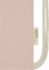 12049040f Plecak ściągany sznurkiem z bawełny organicznej o gramaturze 100 g/m², różowy